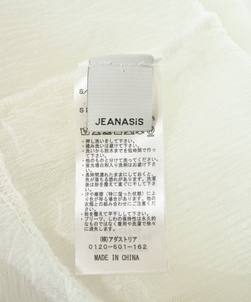 JEANASIS（ジーナシス）ブラウス 白 サイズ:F レディース/2200618314010