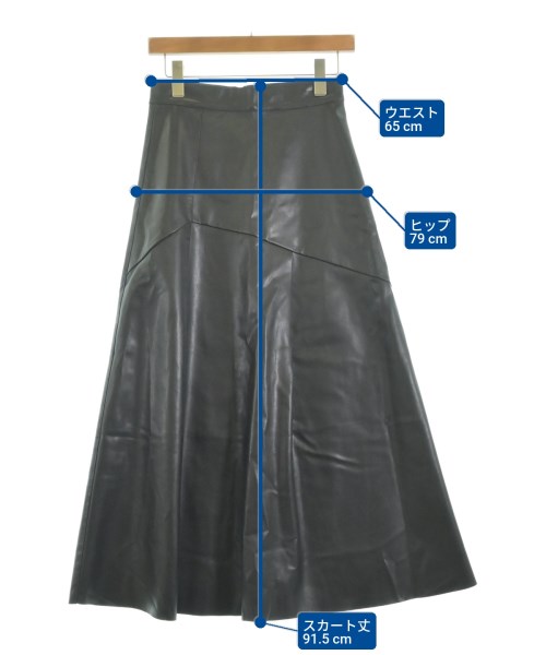 JEANASIS（ジーナシス）ロング・マキシ丈スカート 黒 サイズ:M レディース/2200631951100