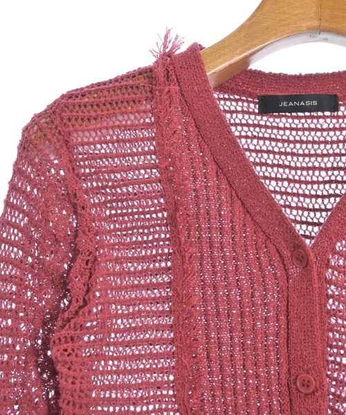 JEANASIS（ジーナシス）カーディガン 赤 サイズ:F レディース/2200631951117