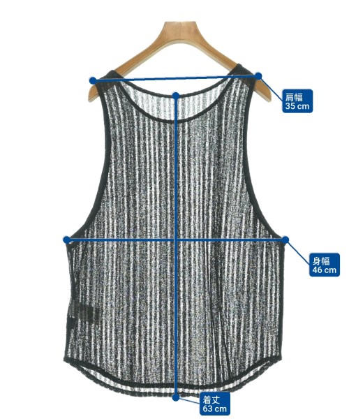 JEANASIS（ジーナシス）ベスト/ノースリーブ 黒 サイズ:F レディース/2200621059090