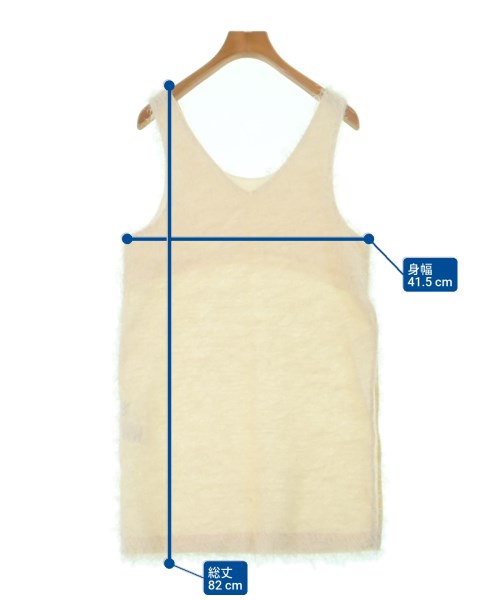 JEANASIS（ジーナシス）ノースリーブ 白 サイズ:F レディース/2200618533022