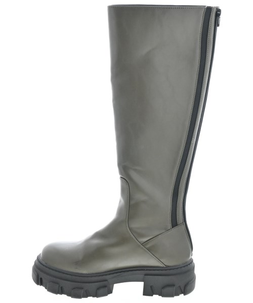 JEANASIS（ジーナシス）ブーツ カーキ サイズ:?(24cm位) レディース/2200619961015