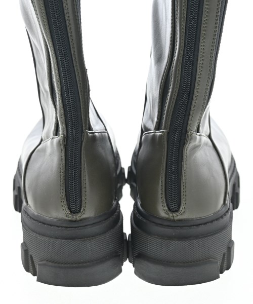 JEANASIS（ジーナシス）ブーツ カーキ サイズ:?(24cm位) レディース/2200619961015