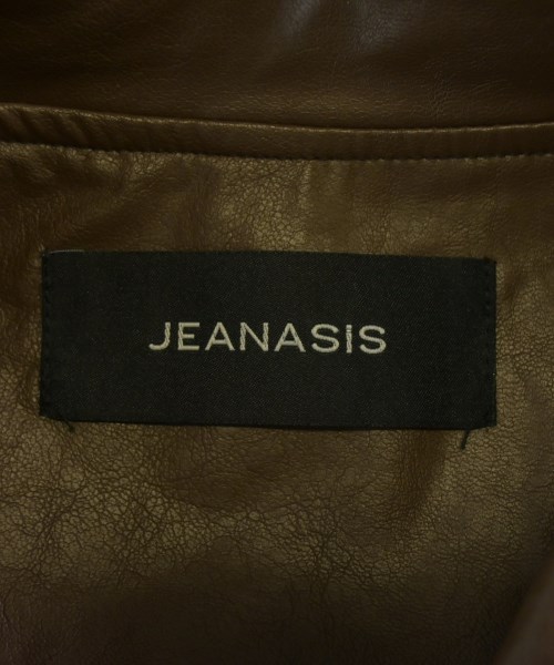 JEANASIS（ジーナシス）ライダース 茶 サイズ:F レディース/2200674250116