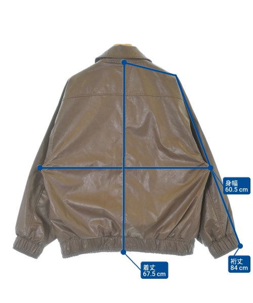 JEANASIS（ジーナシス）ライダース 茶 サイズ:F レディース/2200674250116