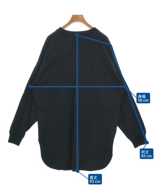 JEANASIS（ジーナシス）Tシャツ・カットソー 黒 サイズ:F レディース/2200675820066