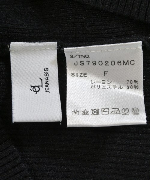 JEANASIS（ジーナシス）ニット・セーター 黒 サイズ:F レディース/2200675516075