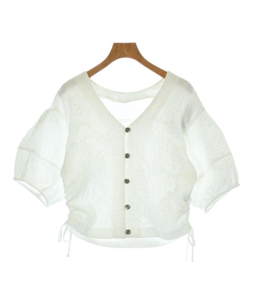 JEANASIS(ジーナシス)ブラウス 白 サイズ:F/2200675270083