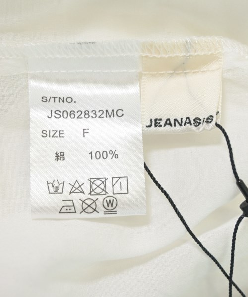 JEANASIS（ジーナシス）ブラウス 白 サイズ:F レディース/2200683400052