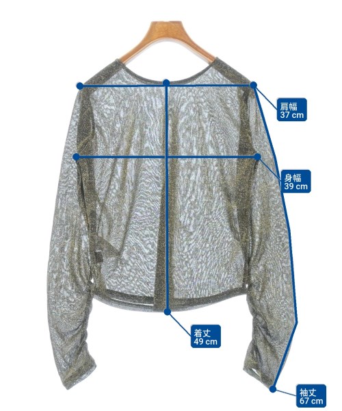 JEANASIS（ジーナシス）Tシャツ・カットソー ゴールド サイズ:F レディース/2200654929056