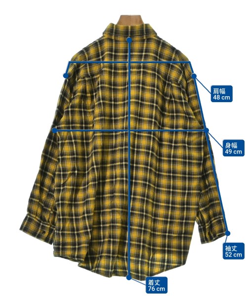 JEANASIS（ジーナシス）カジュアルシャツ 黄 サイズ:F レディース/2200645610024