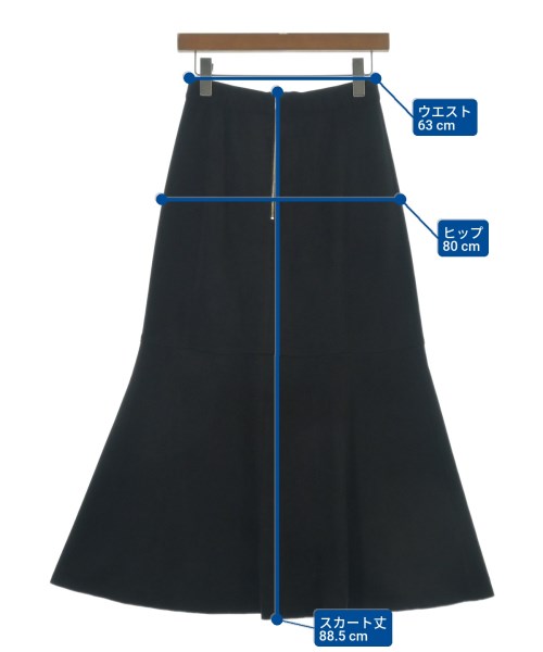 JEANASIS（ジーナシス）ロング・マキシ丈スカート 黒 サイズ:M レディース/2200650269026