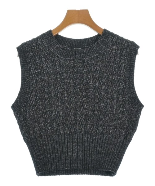 JEANASIS(ジーナシス)ベスト 黒 サイズ:F/2200647756072