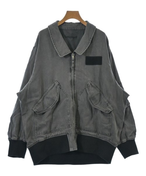 JEANASIS(ジーナシス)ミリタリーブルゾン グレー サイズ:F/2200647756089