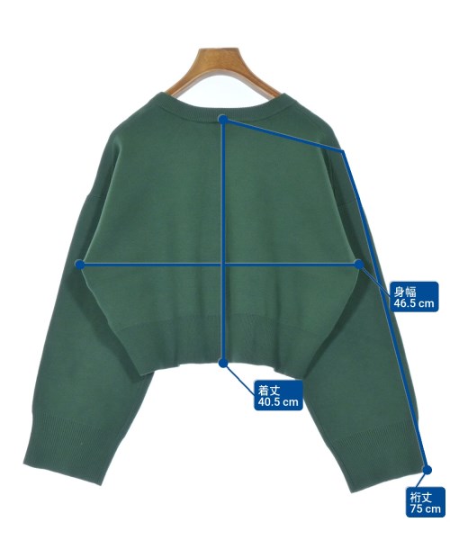 JEANASIS（ジーナシス）カーディガン 緑 サイズ:F レディース/2200652938043