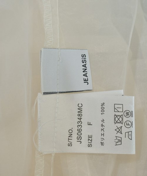 JEANASIS（ジーナシス）ブラウス 白 サイズ:F レディース/2200653997070