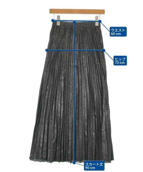 JEANASIS（ジーナシス）ロング・マキシ丈スカート 黒 サイズ:F レディース/2200655432036