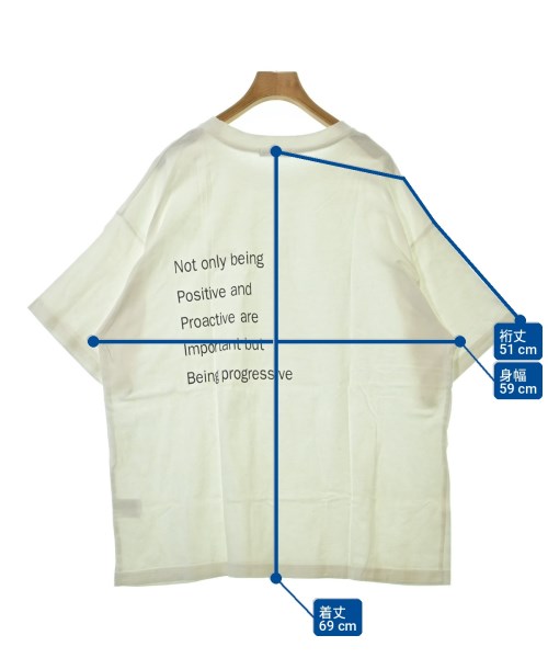 JEANASIS（ジーナシス）Tシャツ・カットソー 白 サイズ:F レディース/2200710589262