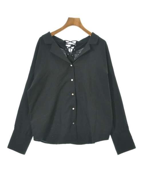 JEANASIS(ジーナシス)カジュアルシャツ 黒 サイズ:F/2200637878098