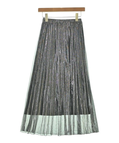 JEANASIS（ジーナシス）ロング・マキシ丈スカート シルバー サイズ:F レディース/2200662247302