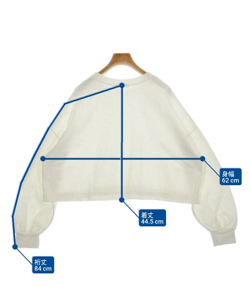 JEANASIS（ジーナシス）Tシャツ・カットソー 白 サイズ:F レディース/2200660011028