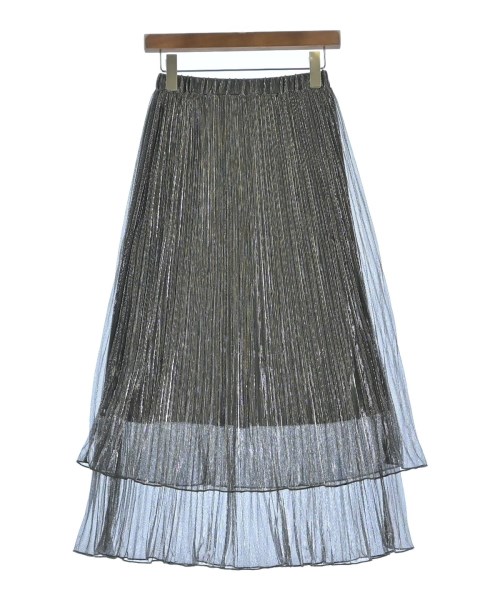 JEANASIS(ジーナシス)ロング・マキシ丈スカート シルバー サイズ:F/2200659611048