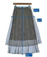 JEANASIS（ジーナシス）ロング・マキシ丈スカート シルバー サイズ:F レディース/2200659611048