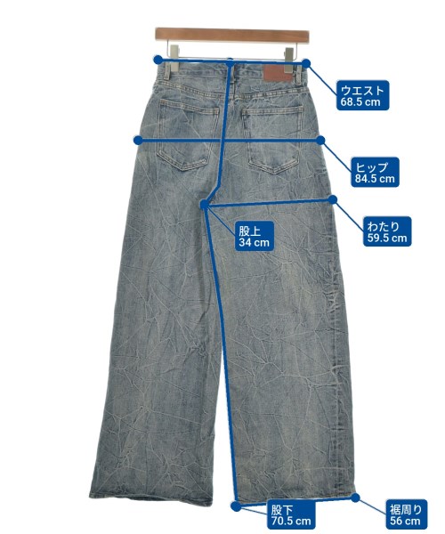 JEANASIS（ジーナシス）デニムパンツ 青 サイズ:M レディース/2200661989357