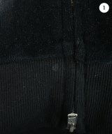 JEANASIS（ジーナシス）パーカー 黒 サイズ:F レディース/2200665545030