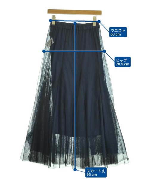 JEANASIS（ジーナシス）ロング・マキシ丈スカート 紺 サイズ:M レディース/2200666257055