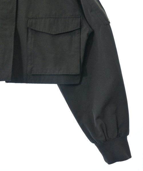 JEANASIS（ジーナシス）ミリタリーブルゾン 黒 サイズ:F レディース/2200666594075