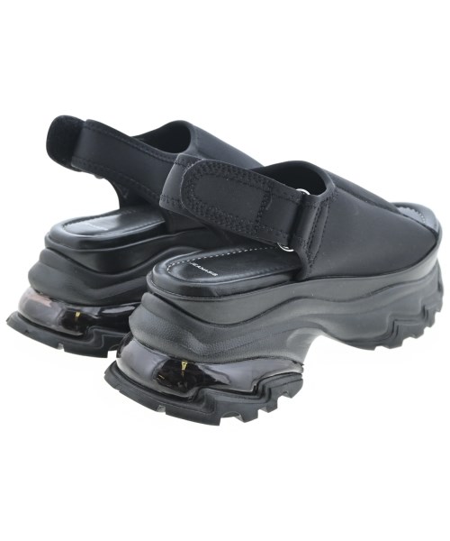 JEANASIS（ジーナシス）サンダル 黒 サイズ:L(24cm位) レディース/2200661831021