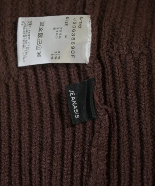 JEANASIS（ジーナシス）ニット・セーター 茶 サイズ:F レディース/2200663358069