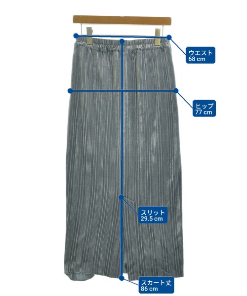 JEANASIS（ジーナシス）ロング・マキシ丈スカート グレー サイズ:F レディース/2200663358076