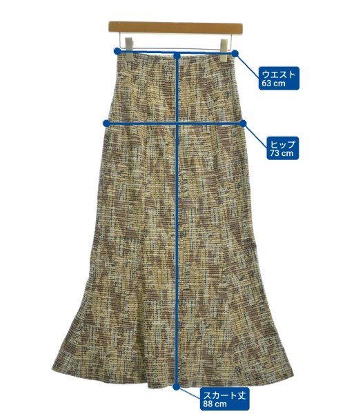 JEANASIS（ジーナシス）ロング・マキシ丈スカート ベージュ サイズ:S レディース/2200663358083