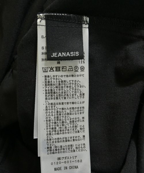 JEANASIS（ジーナシス）ワンピース 黒 サイズ:F レディース/2200668393072