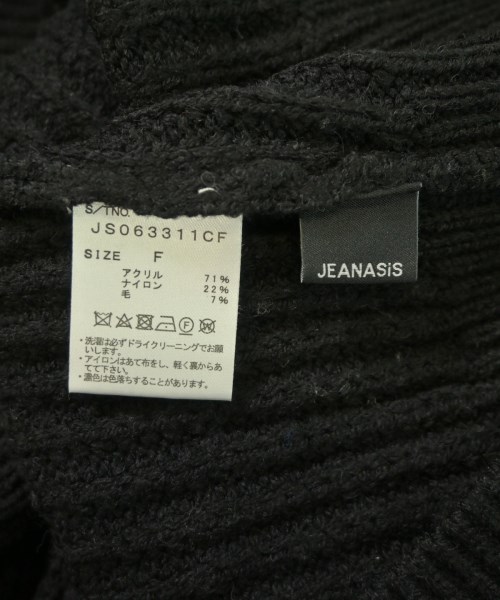 JEANASIS（ジーナシス）ニット・セーター 黒 サイズ:F レディース/2200666503077