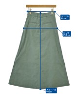 JEANASIS（ジーナシス）ロング・マキシ丈スカート 緑 サイズ:S レディース/2200670805020