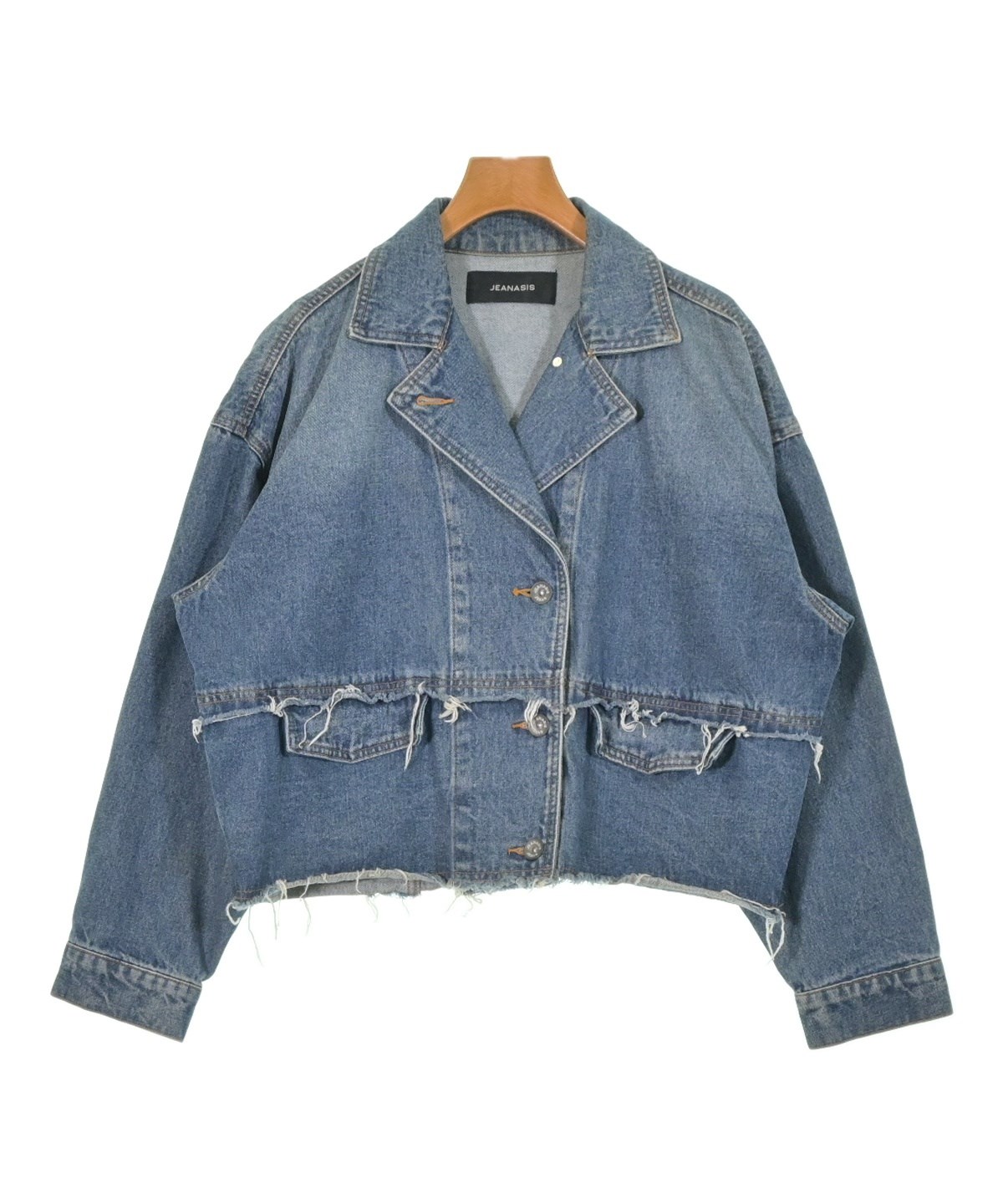JEANASIS（ジーナシス）デニムジャケット 青 サイズ:F レディース