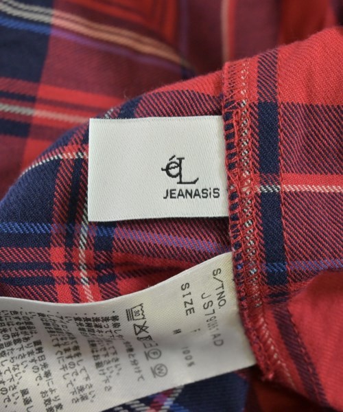 JEANASIS（ジーナシス）カジュアルシャツ 赤 サイズ:F レディース/2200667806047