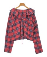 JEANASIS（ジーナシス）カジュアルシャツ 赤 サイズ:F レディース/2200667806047