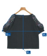 JEANASIS（ジーナシス）Tシャツ・カットソー 黒 サイズ:F レディース/2200732323387