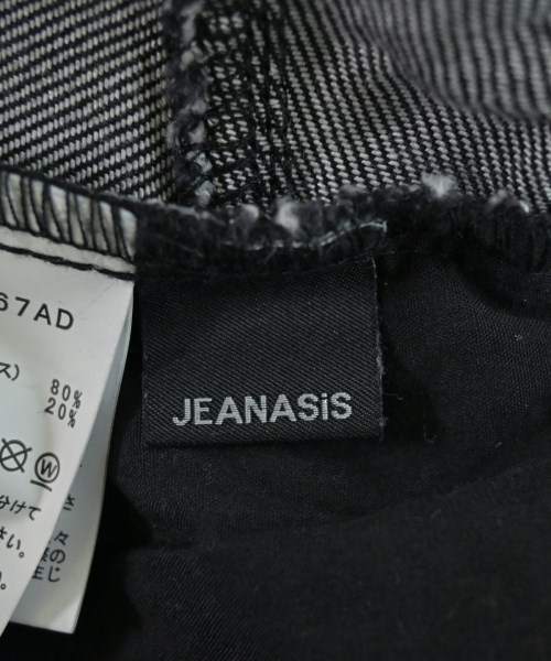JEANASIS（ジーナシス）デニムパンツ 黒 サイズ:M レディース/2200726789311