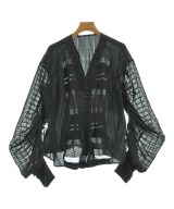 JEANASIS（ジーナシス）ブラウス 黒 サイズ:F レディース/2200681931091