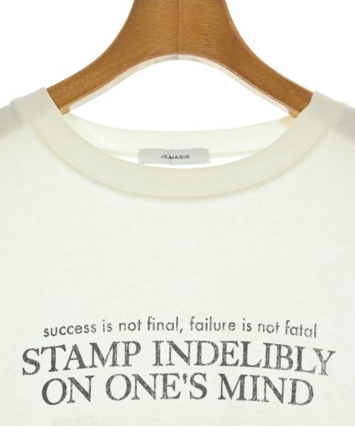 JEANASIS（ジーナシス）Tシャツ・カットソー 白 サイズ:F レディース/2200691804019