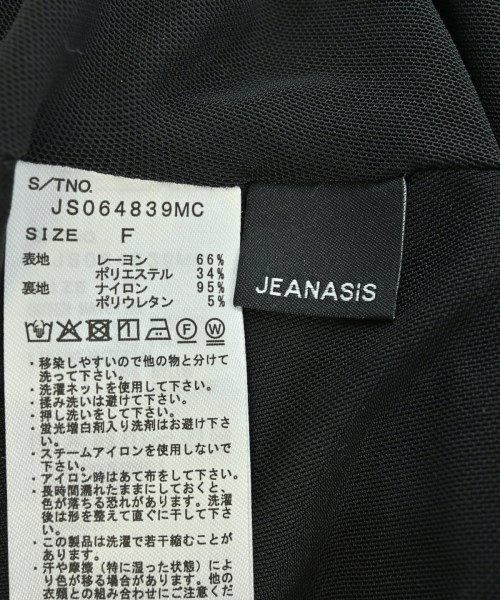 JEANASIS（ジーナシス）キャミソール 黒 サイズ:F レディース/2200687061112