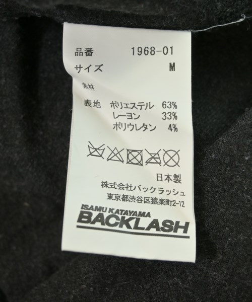 ISAMU KATAYAMA BACKLASH（イサムカタヤマバックラッシュ）Tシャツ・カットソー 黒 サイズ:M メンズ/2200699674058