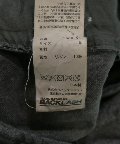 ISAMU KATAYAMA BACKLASH（イサムカタヤマバックラッシュ）その他 黒 サイズ:M メンズ/2200715802250