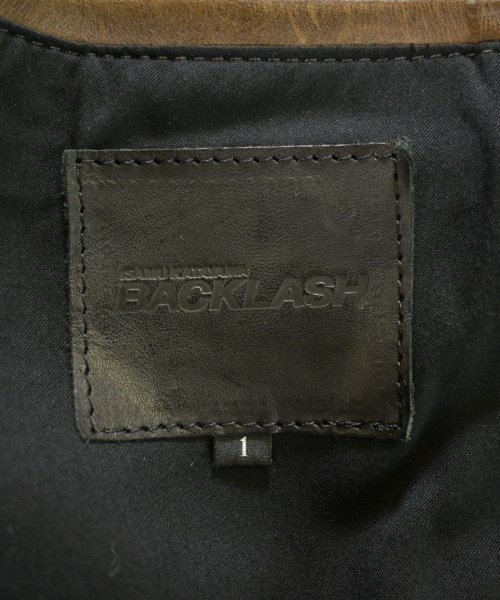 ISAMU KATAYAMA BACKLASH（イサムカタヤマバックラッシュ）ライダース 茶 サイズ:1(S位) メンズ/2200722278062