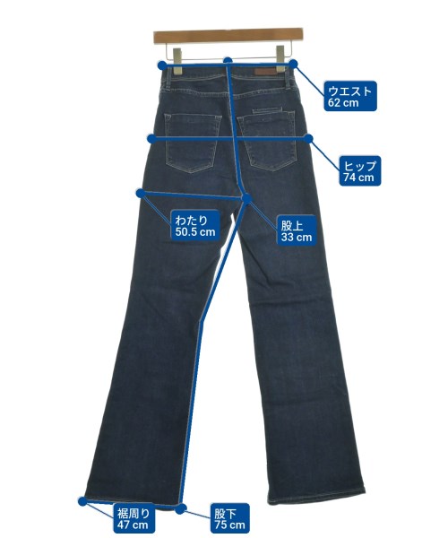 YANUK（ヤヌーク）デニムパンツ 紺 サイズ:25(S位) レディース/2200635506085